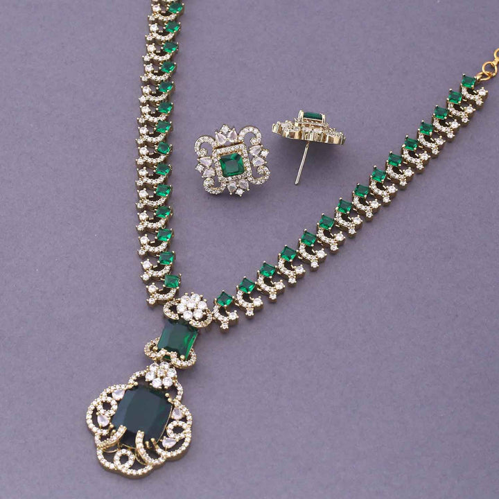 Emerald Zoe Victorian Jewellery Set - New Arrival
