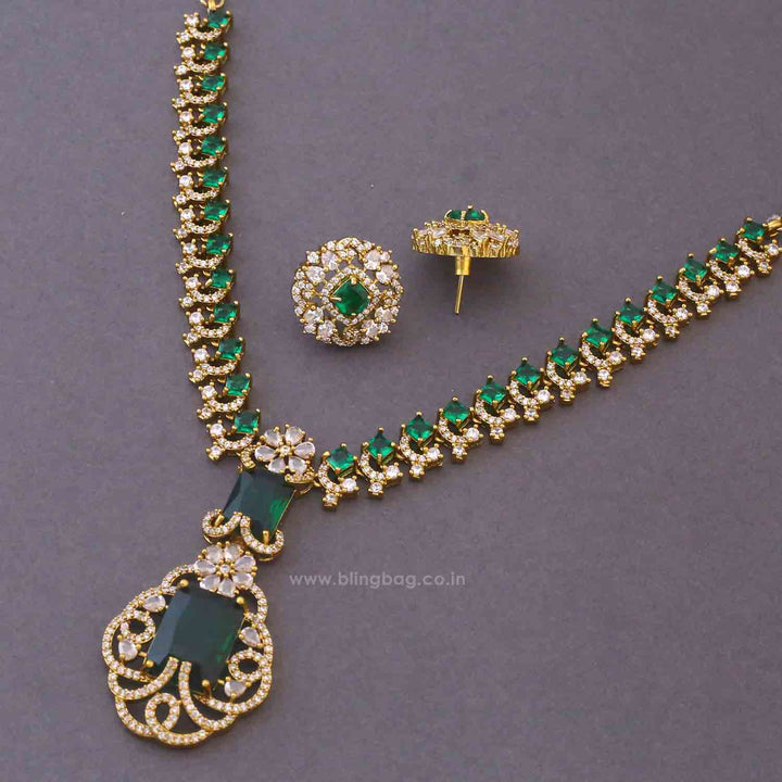 Emerald Zoe Victorian Jewellery Set - New Arrival