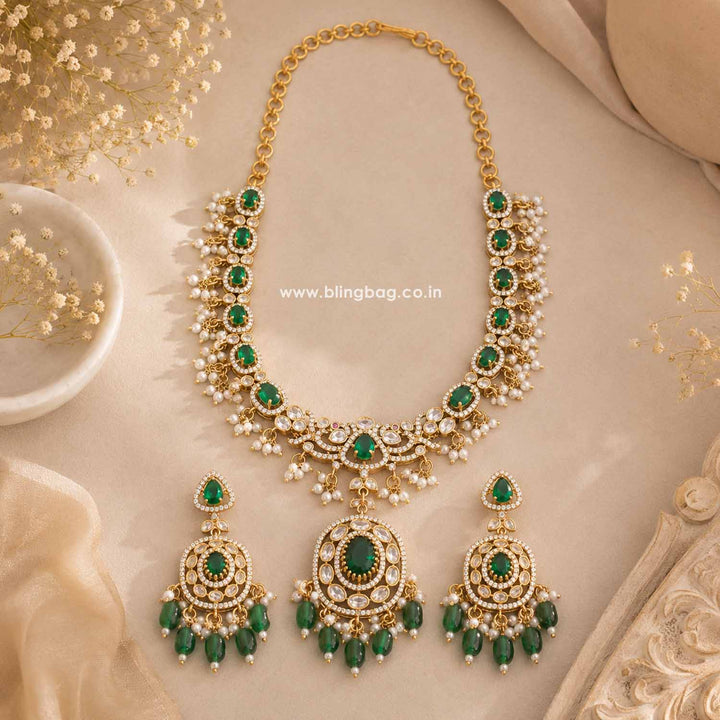 Emerald Zolema Victorian Jewellery Set - New Arrival