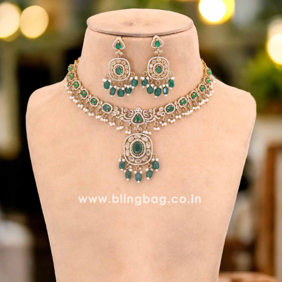 Emerald Zolema Victorian Jewellery Set - New Arrival