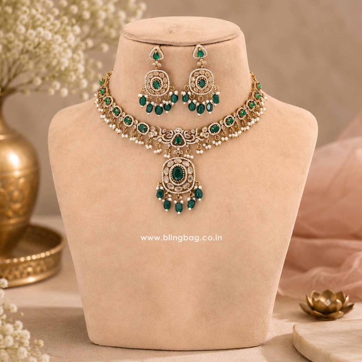 Emerald Zolema Victorian Jewellery Set - New Arrival