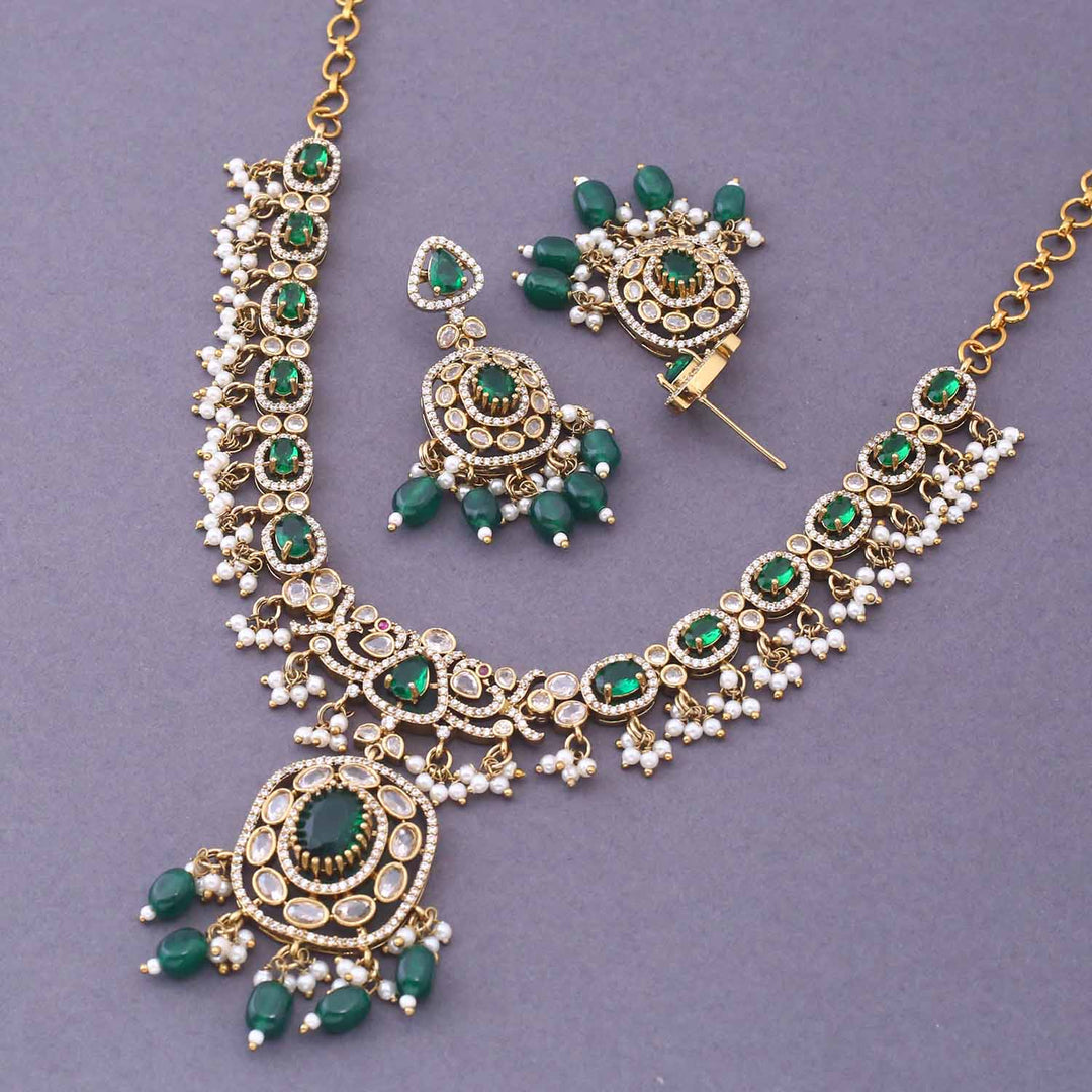 Emerald Zolema Victorian Jewellery Set - New Arrival