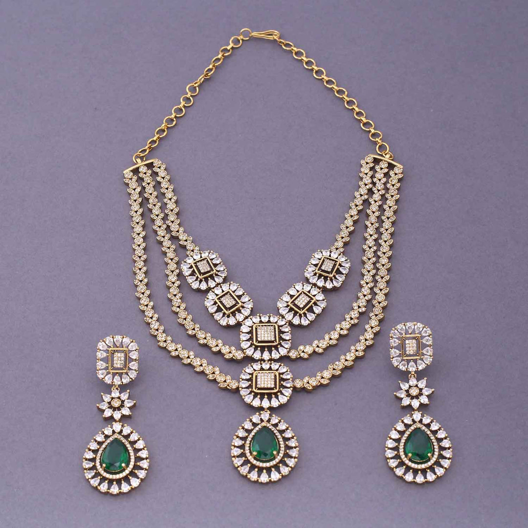 Emerald Zonny Victorian Jewellery Set - New Arrival