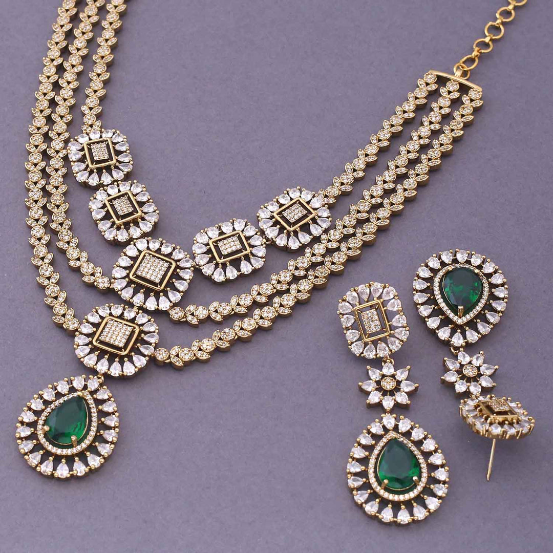 Emerald Zonny Victorian Jewellery Set - New Arrival