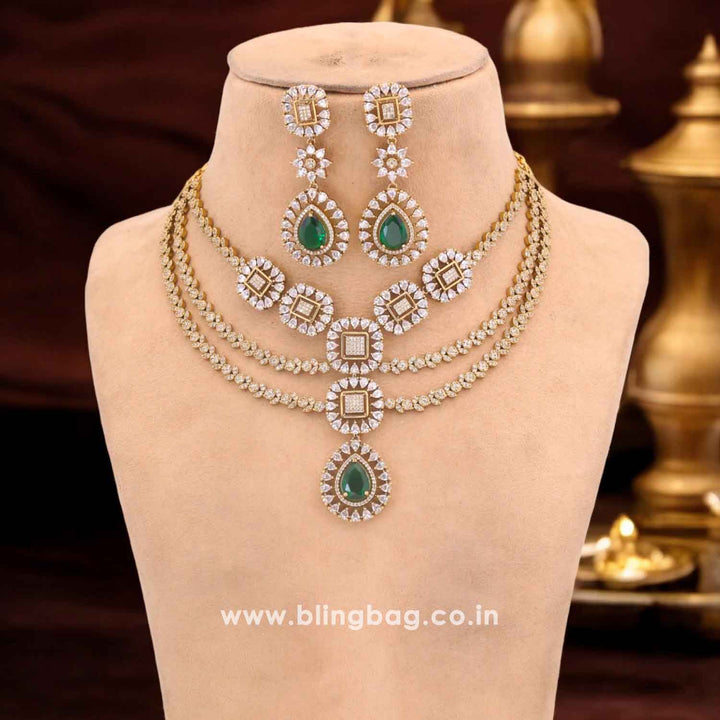Emerald Zonny Victorian Jewellery Set - New Arrival