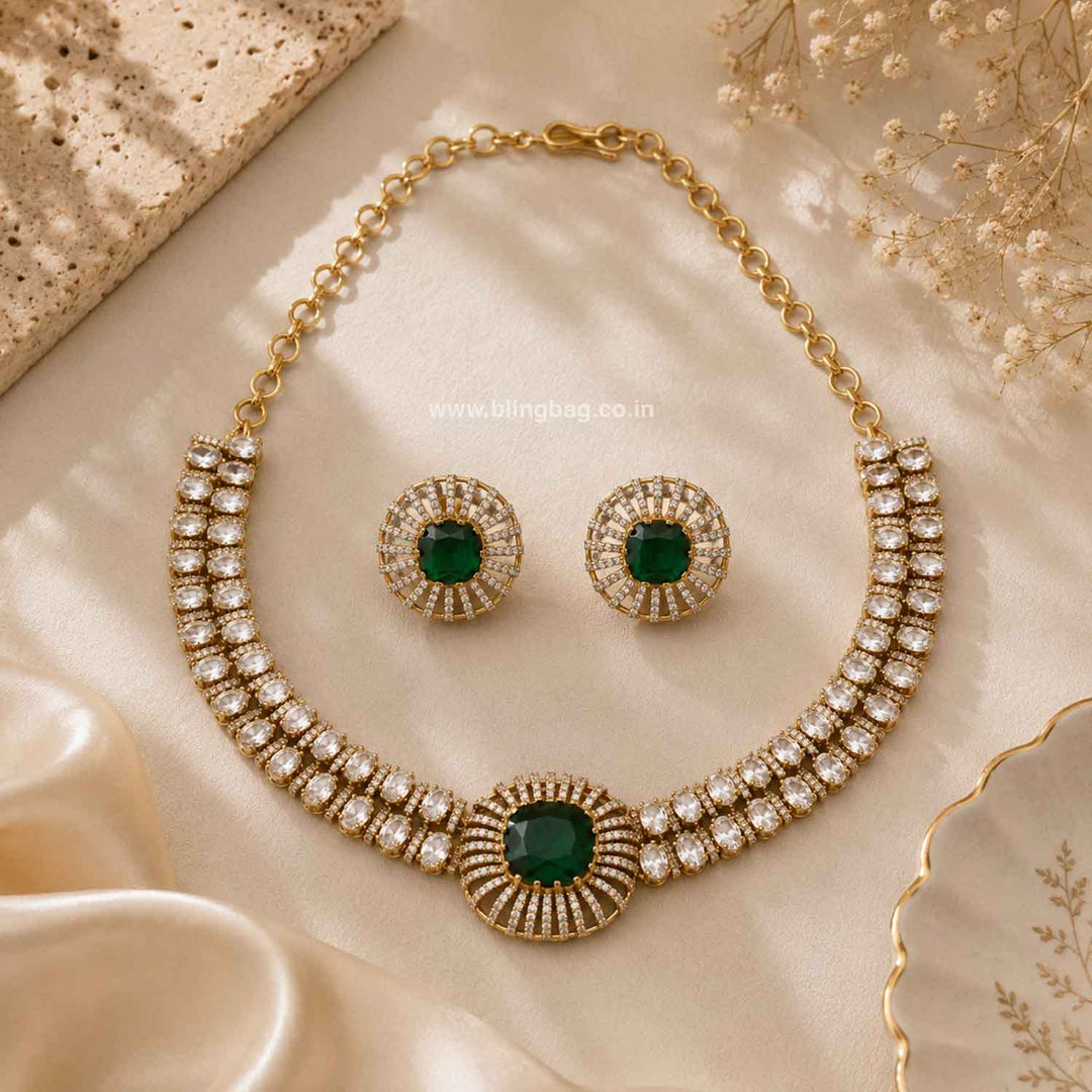 Emerald Zorah Hasli Victorian Jewellery Set - New Arrival