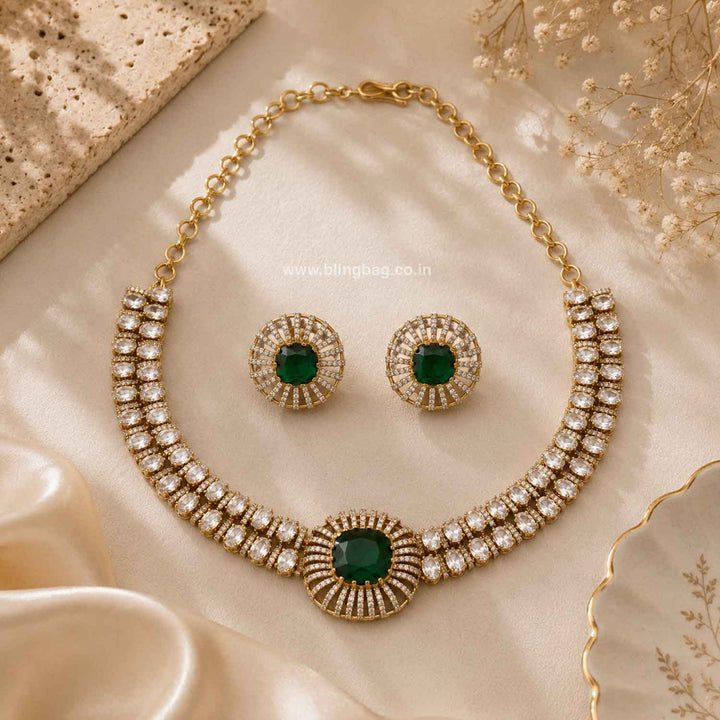 Emerald Zorah Hasli Victorian Jewellery Set - New Arrival