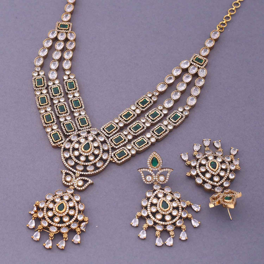 Emerald Zorby Victorian Jewellery Set - New Arrival