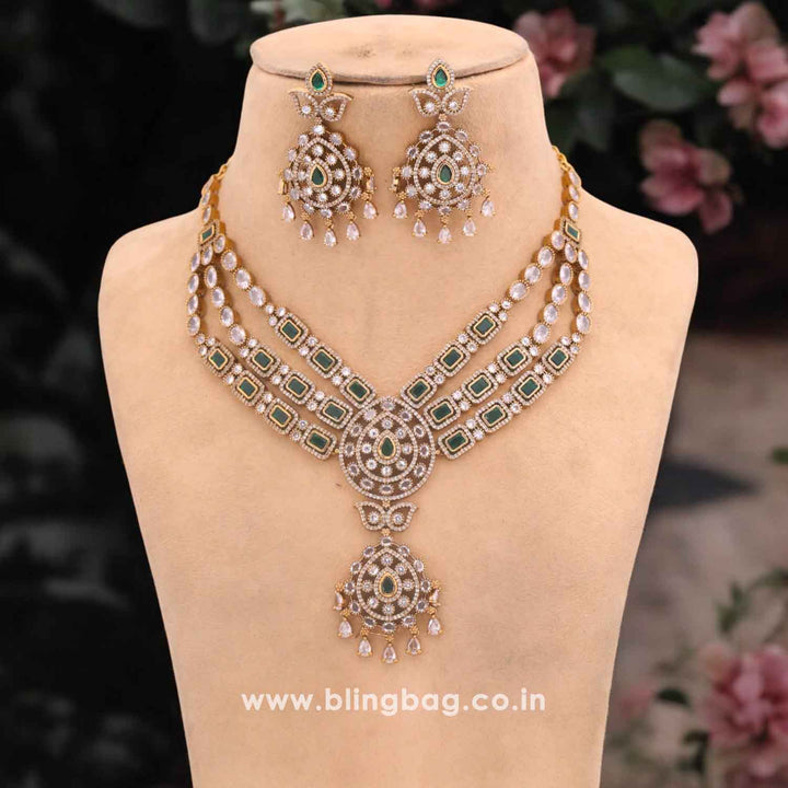 Emerald Zorby Victorian Jewellery Set - New Arrival