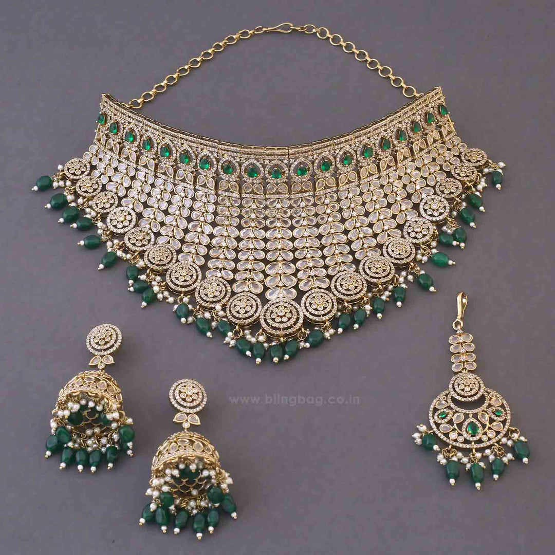 Emerald Zorina Victorian Jewellery Set - New Arrival