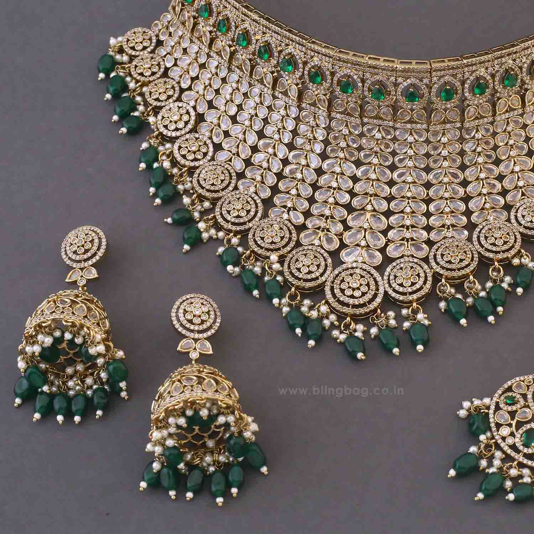 Emerald Zorina Victorian Jewellery Set - New Arrival