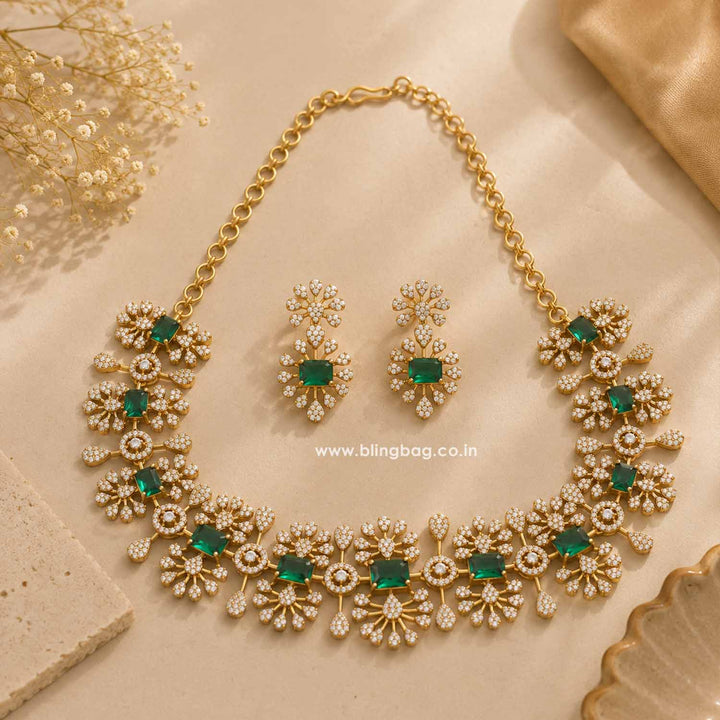 Emerald Zuni Victorian Jewellery Set - New Arrival