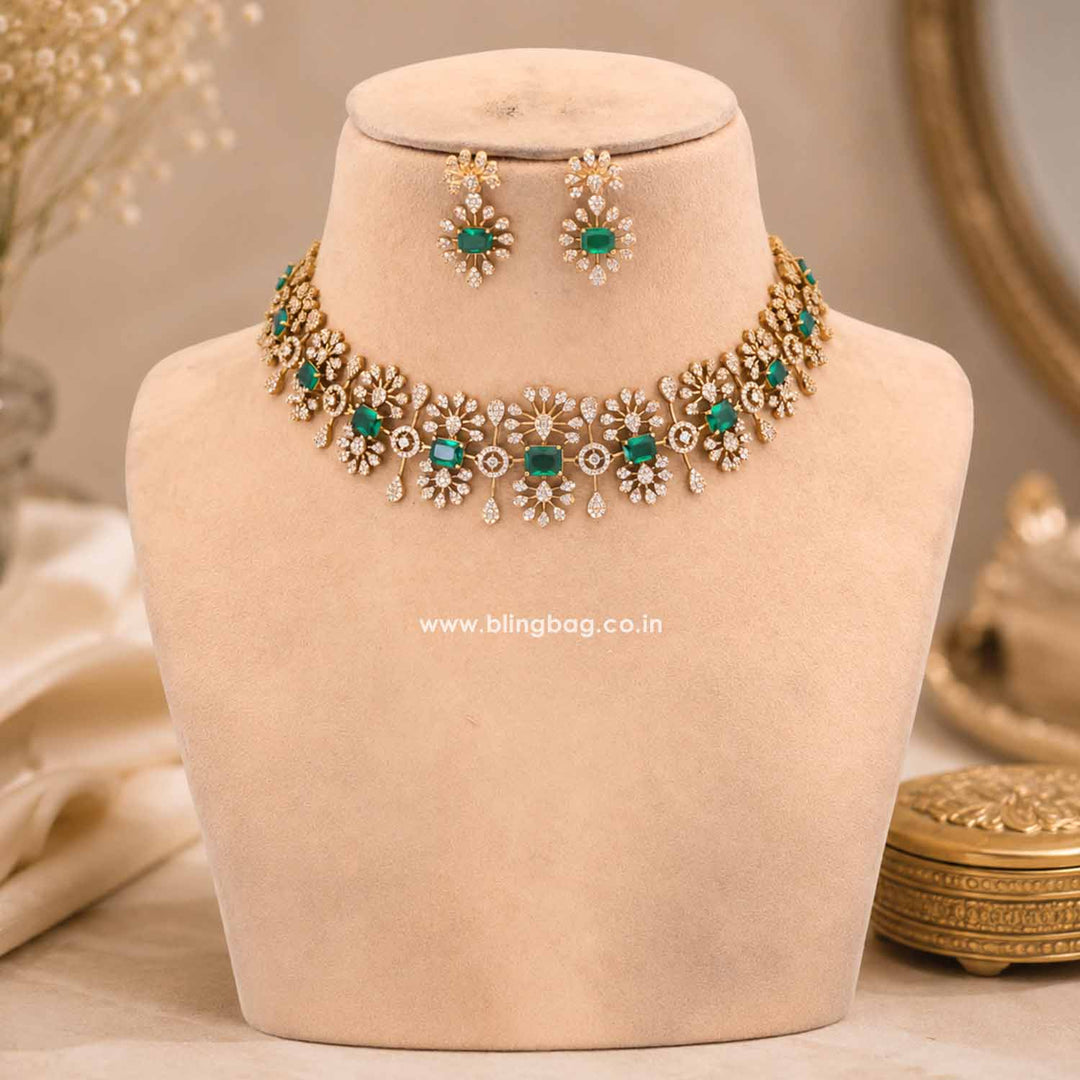 Emerald Zuni Victorian Jewellery Set - New Arrival