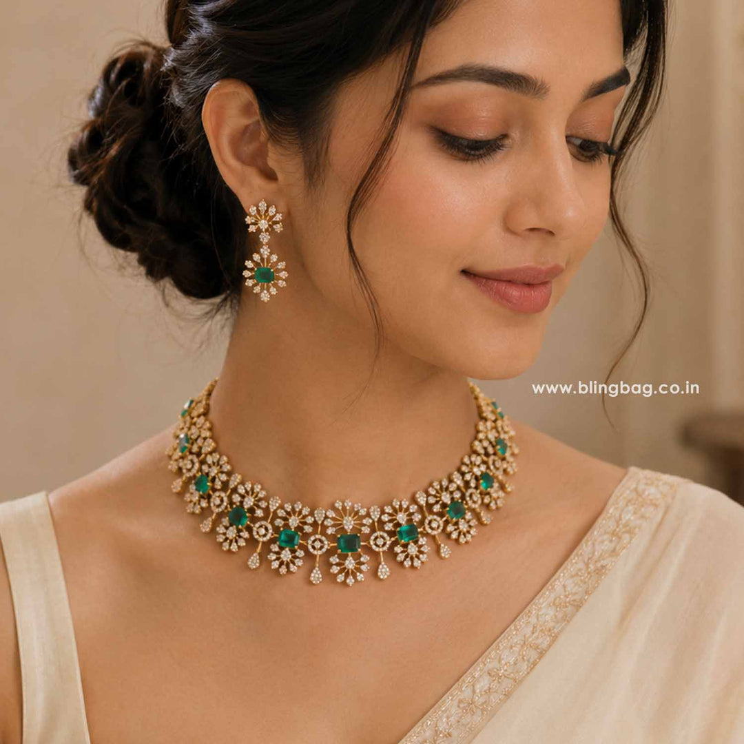 Emerald Zuni Victorian Jewellery Set - New Arrival