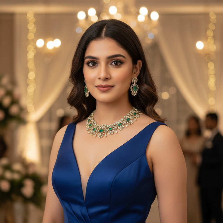 Emerald Zuni Victorian Jewellery Set - New Arrival