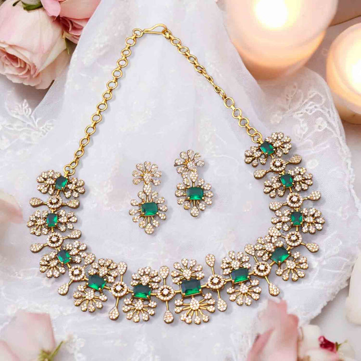 Emerald Zuni Victorian Jewellery Set - New Arrival