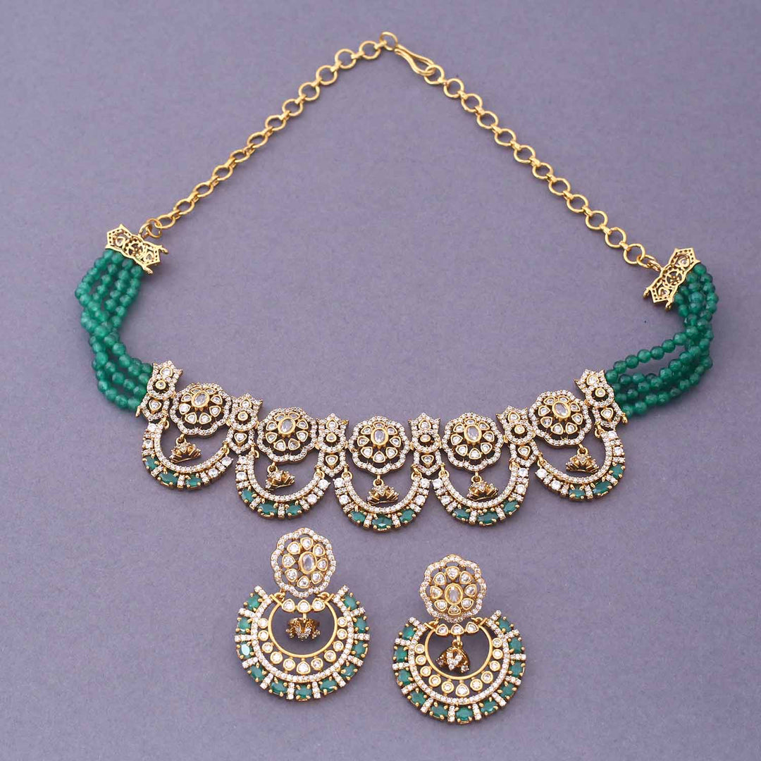 Emerald Zuriel Victorian Jewellery Set - New Arrival