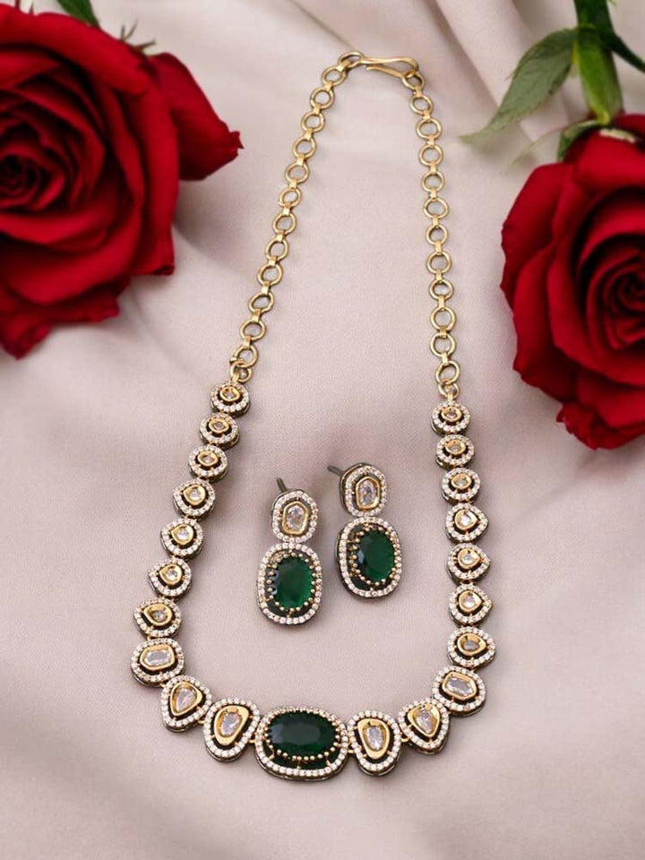 Emerald Angelika Victorian Jewellery Set - New Arrival