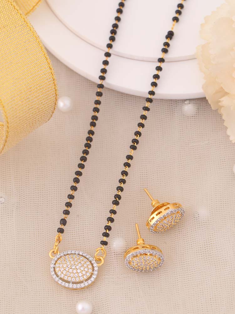 Golden Gicele Mangalsutra Set