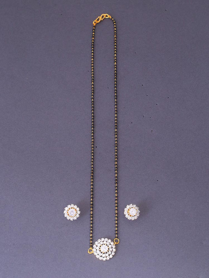 Golden Aagam Mangalsutra Set