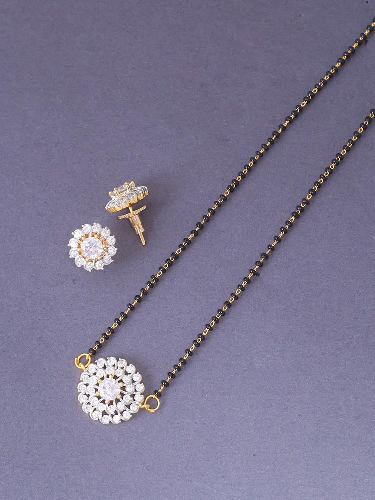 Golden Aagam Mangalsutra Set