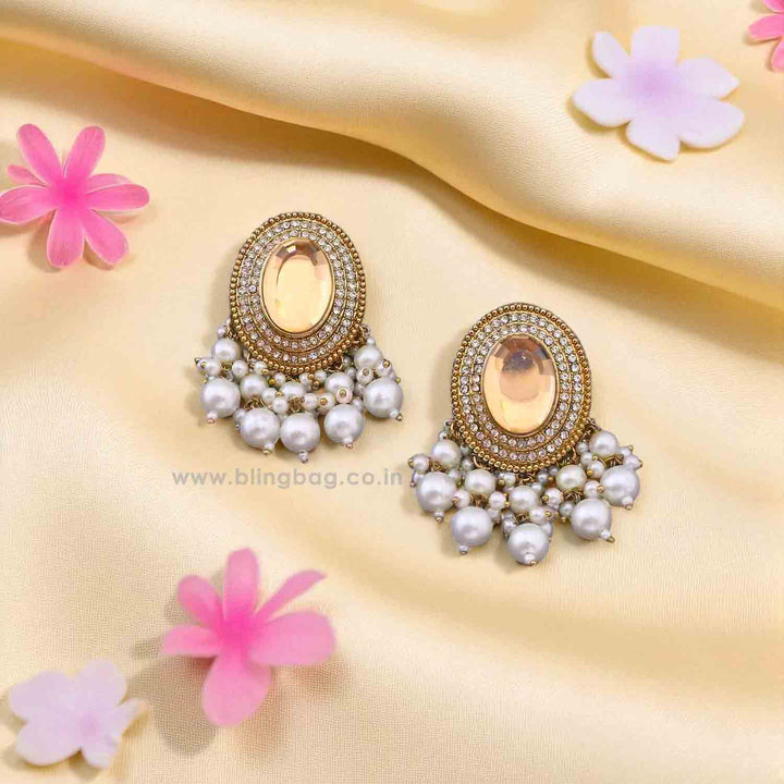 Golden Aamani Danglers