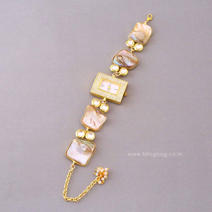 Golden Aanyaani Kashmiri Watch