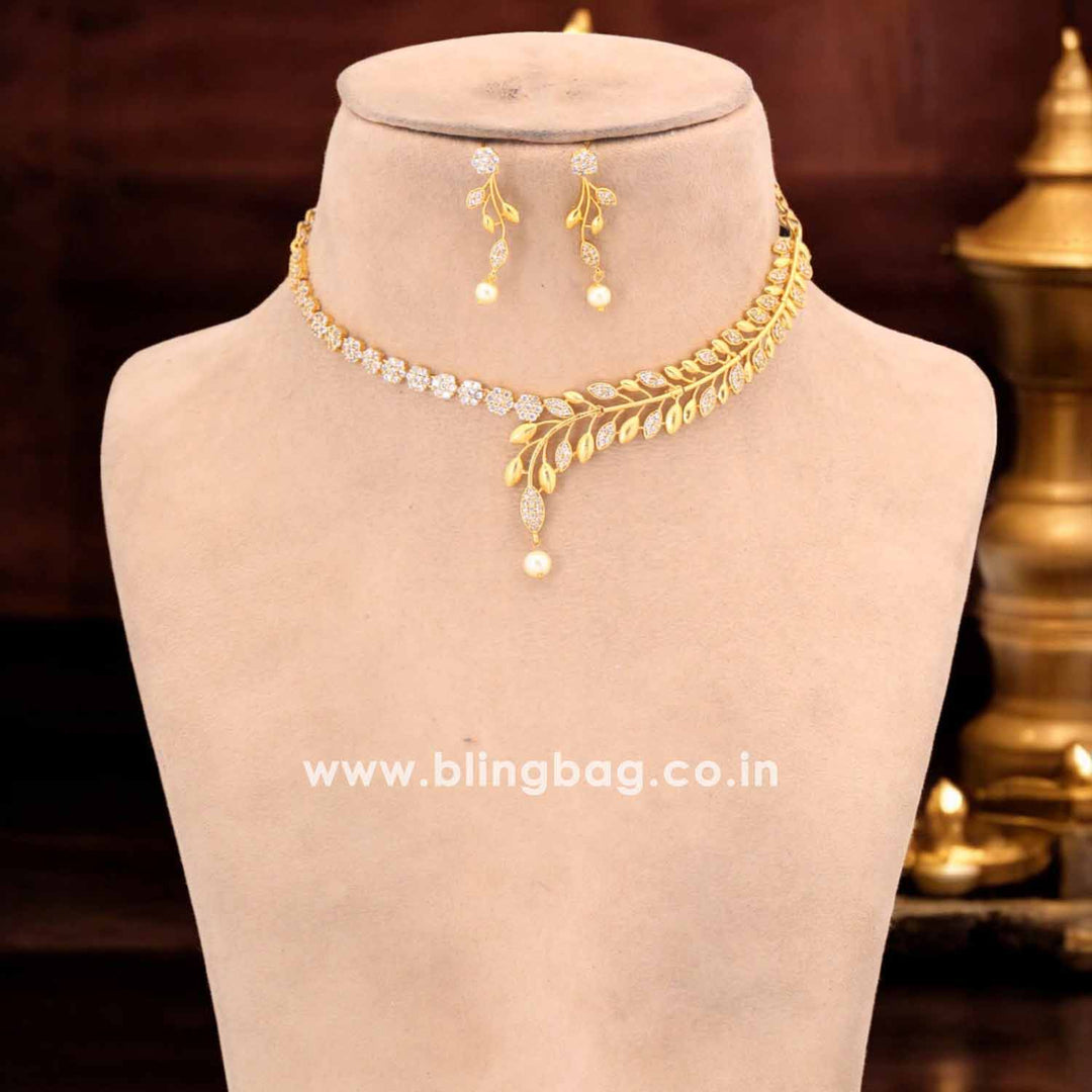 Golden Abhidhya Antique Jewellery Set - New Arrival