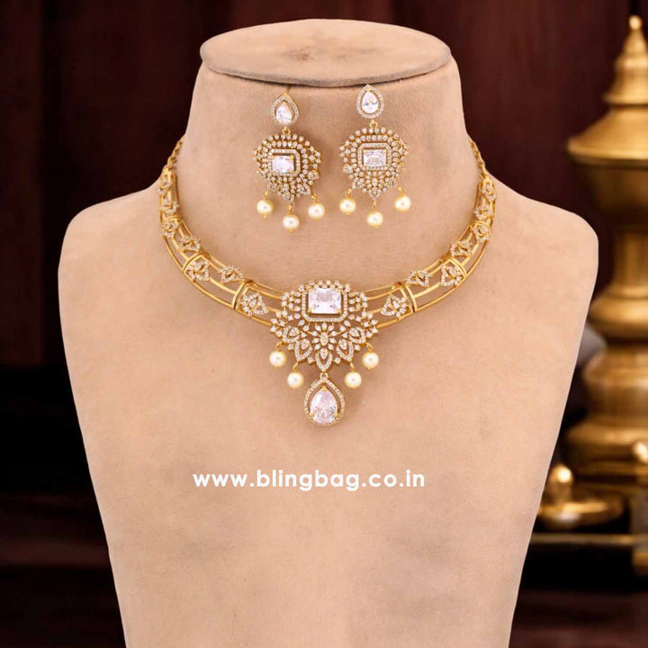 Golden Abhigri Hasli Antique Jewellery Set- New Arrival