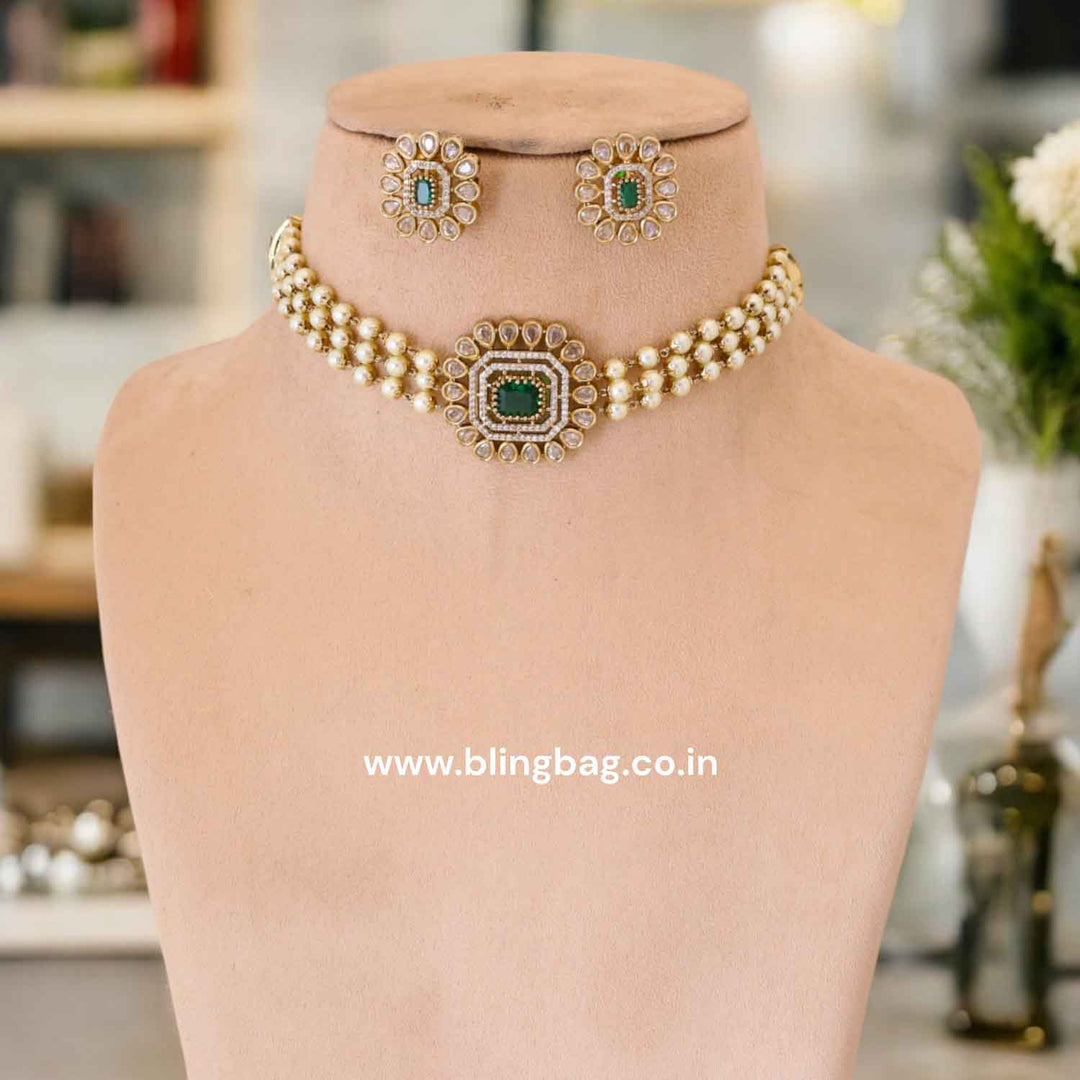 Golden Acatte Victorian Jewellery Set - New Arrival