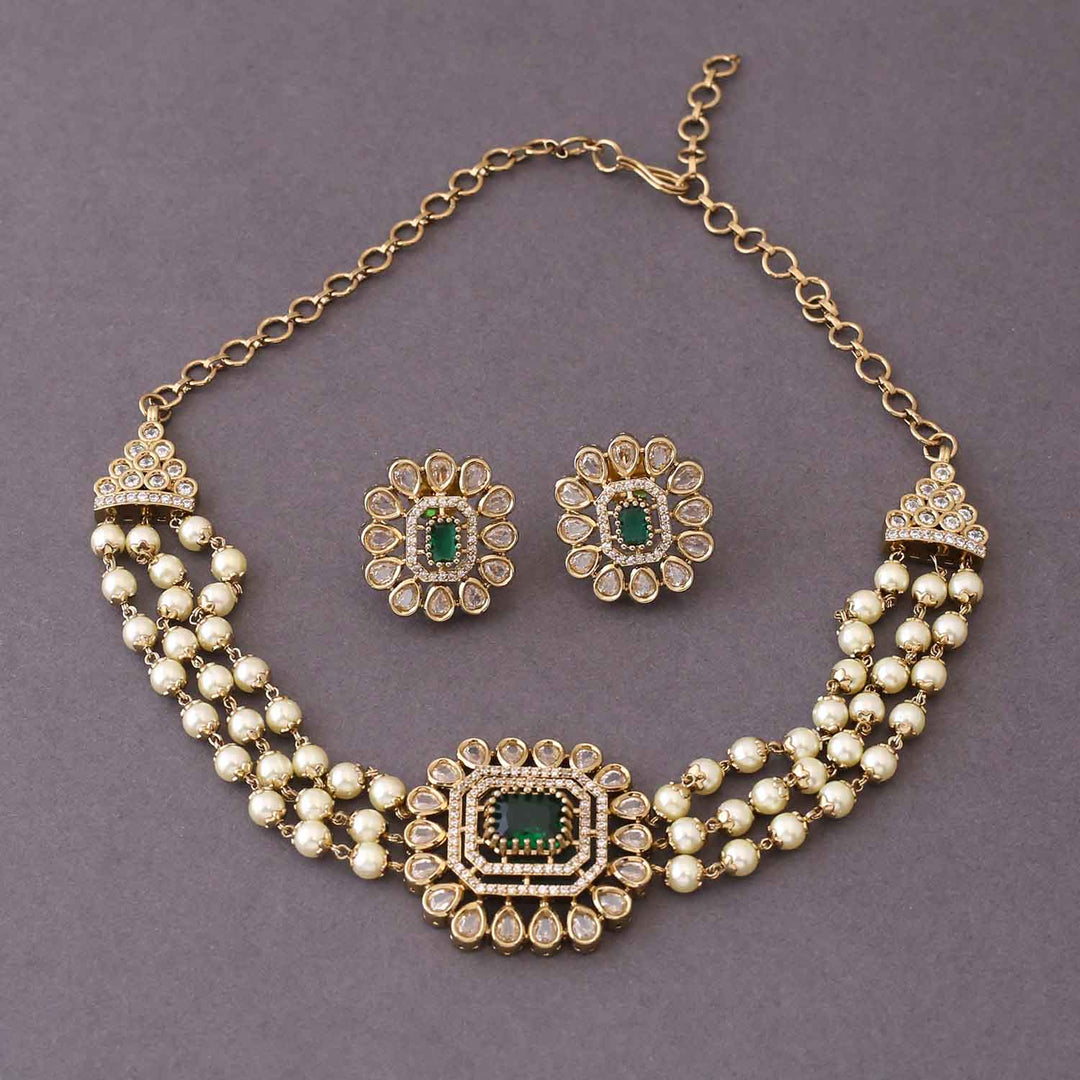 Golden Acatte Victorian Jewellery Set - New Arrival