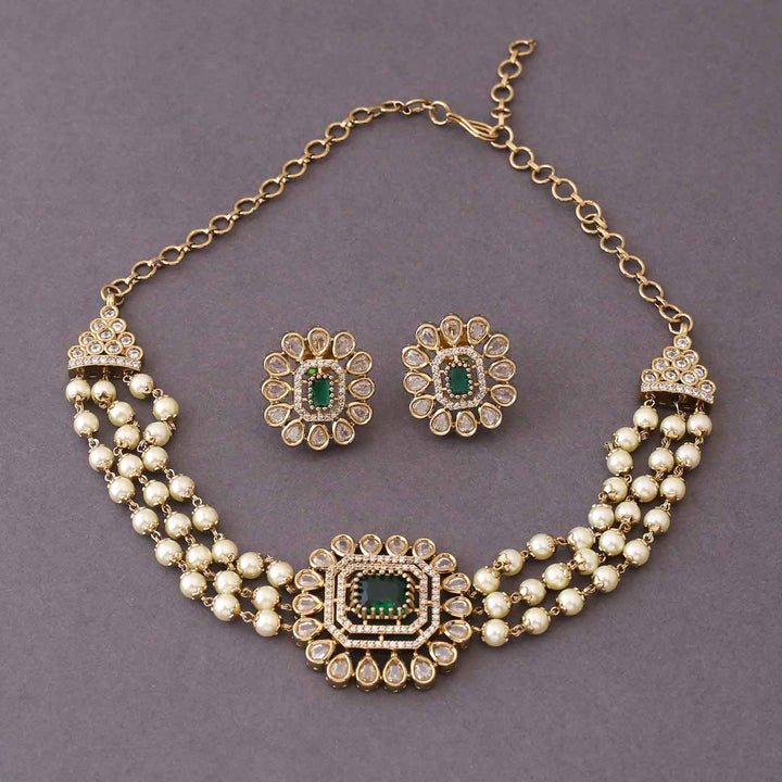 Golden Acatte Victorian Jewellery Set - New Arrival