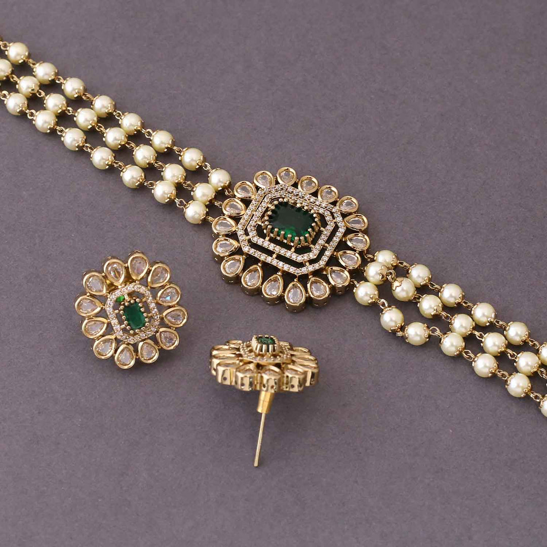 Golden Acatte Victorian Jewellery Set - New Arrival