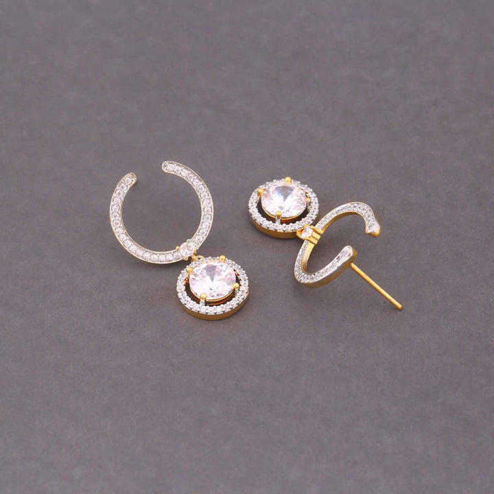 Golden Ada Zirconia Studs