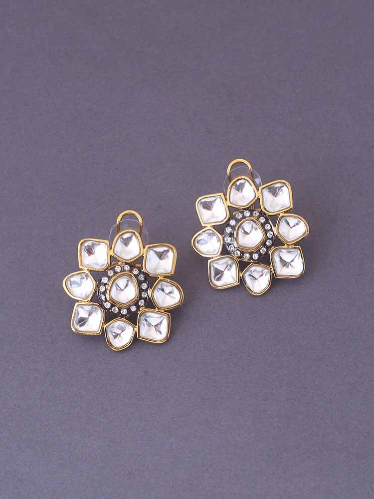Golden Adishri Studs