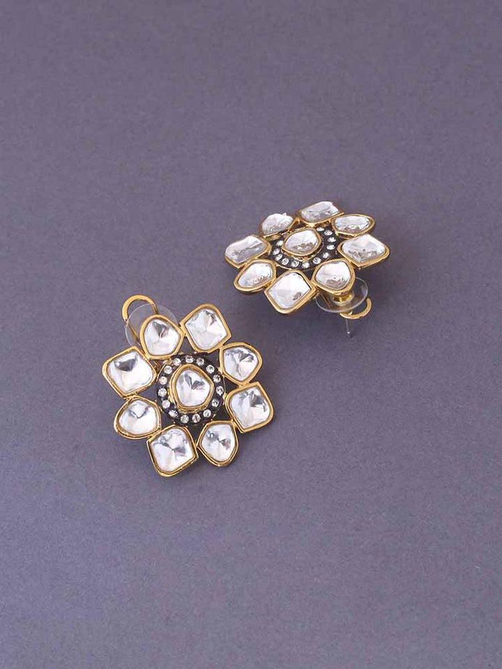 Golden Adishri Studs
