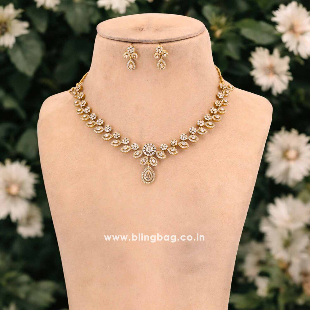 Golden Ailish Victorian Jewellery Set - New Arrival