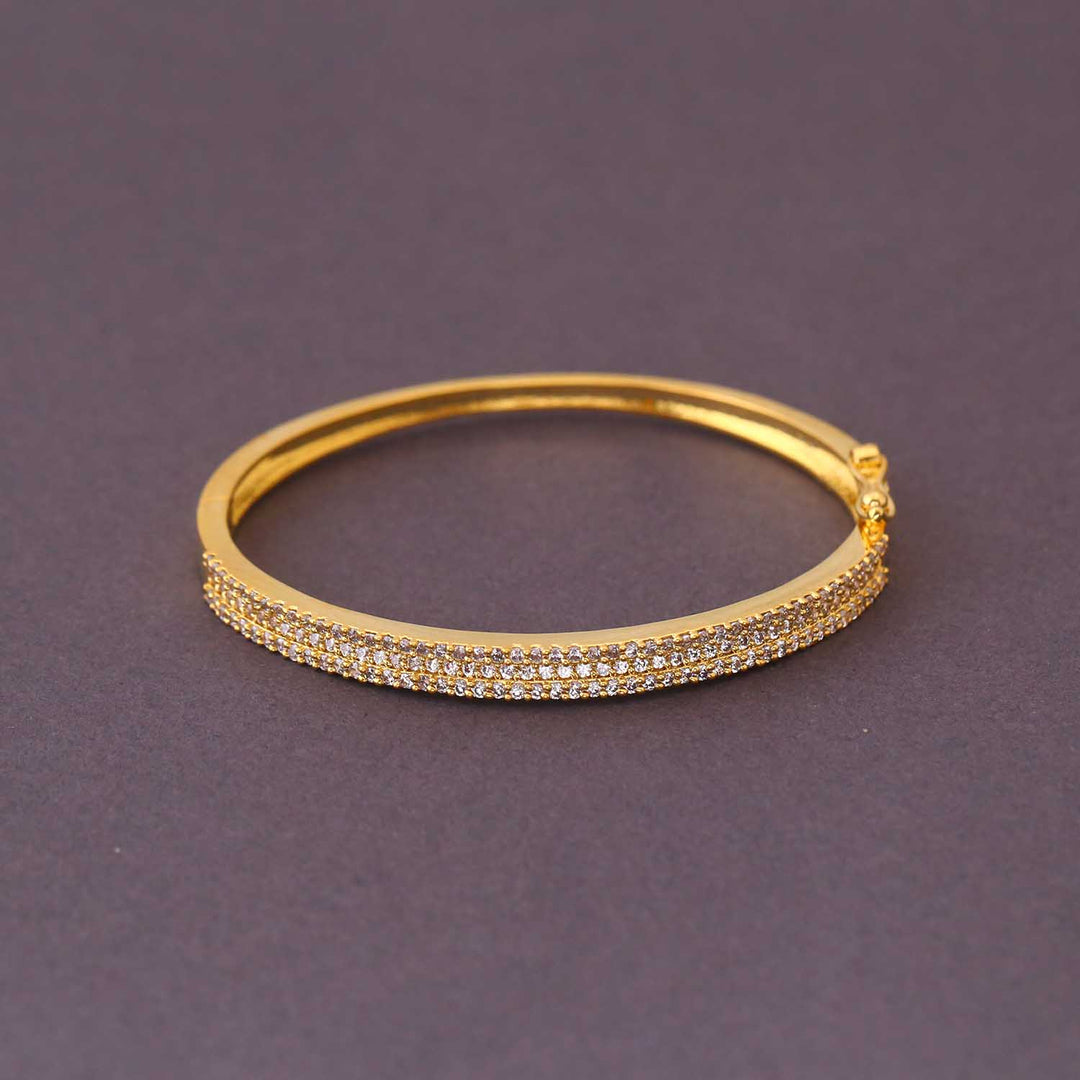 Golden Aisey Zirconia Bracelet