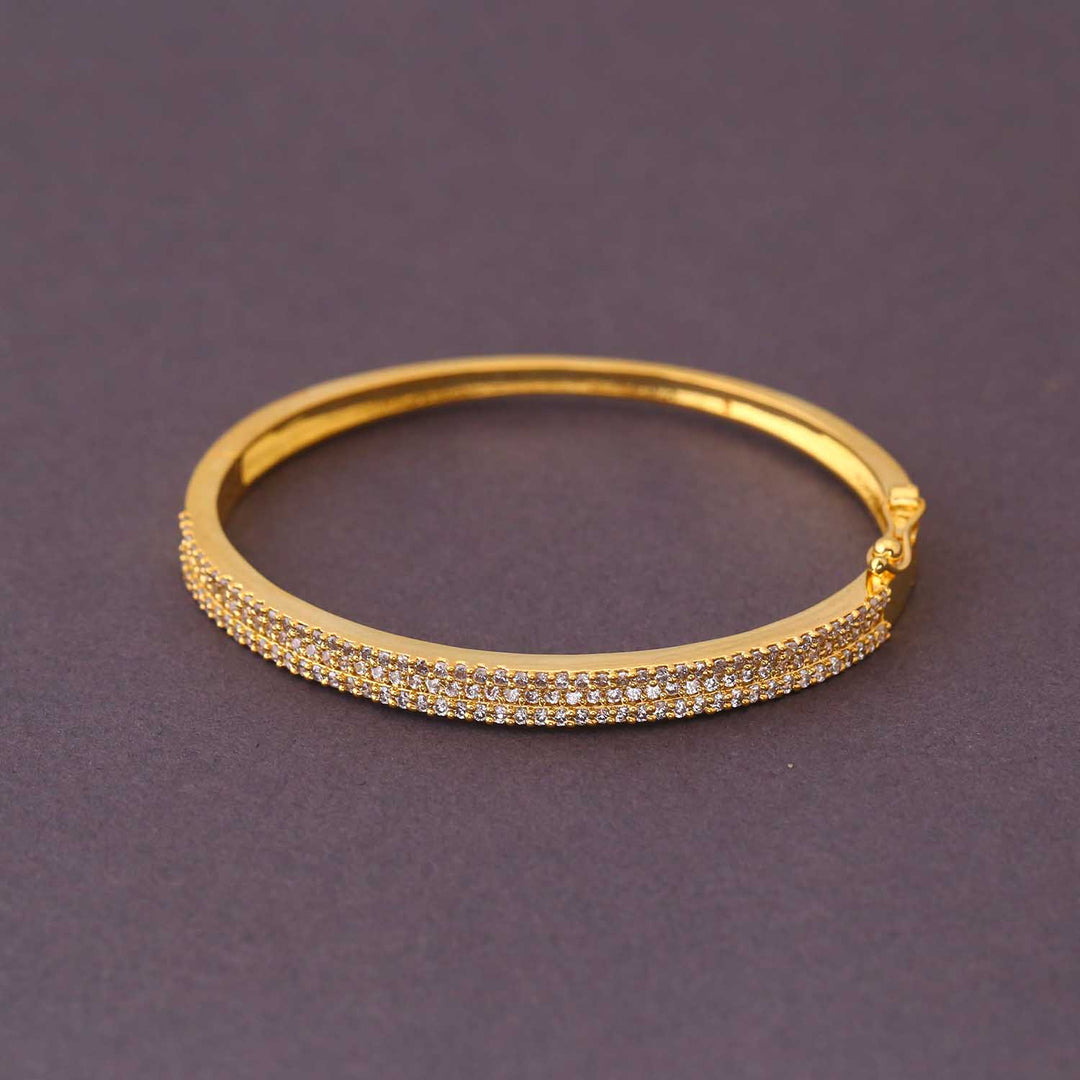 Golden Aisey Zirconia Bracelet