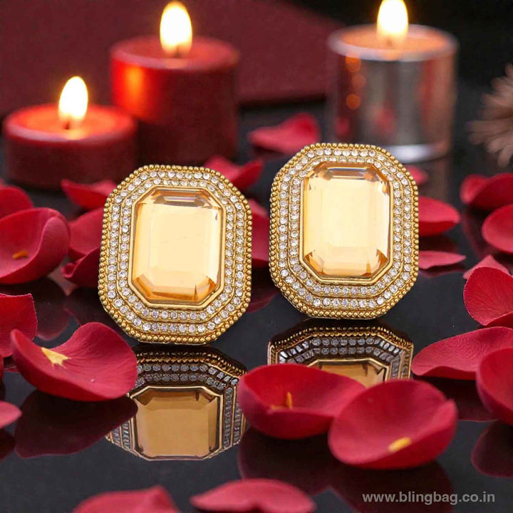Golden Akshita Studs