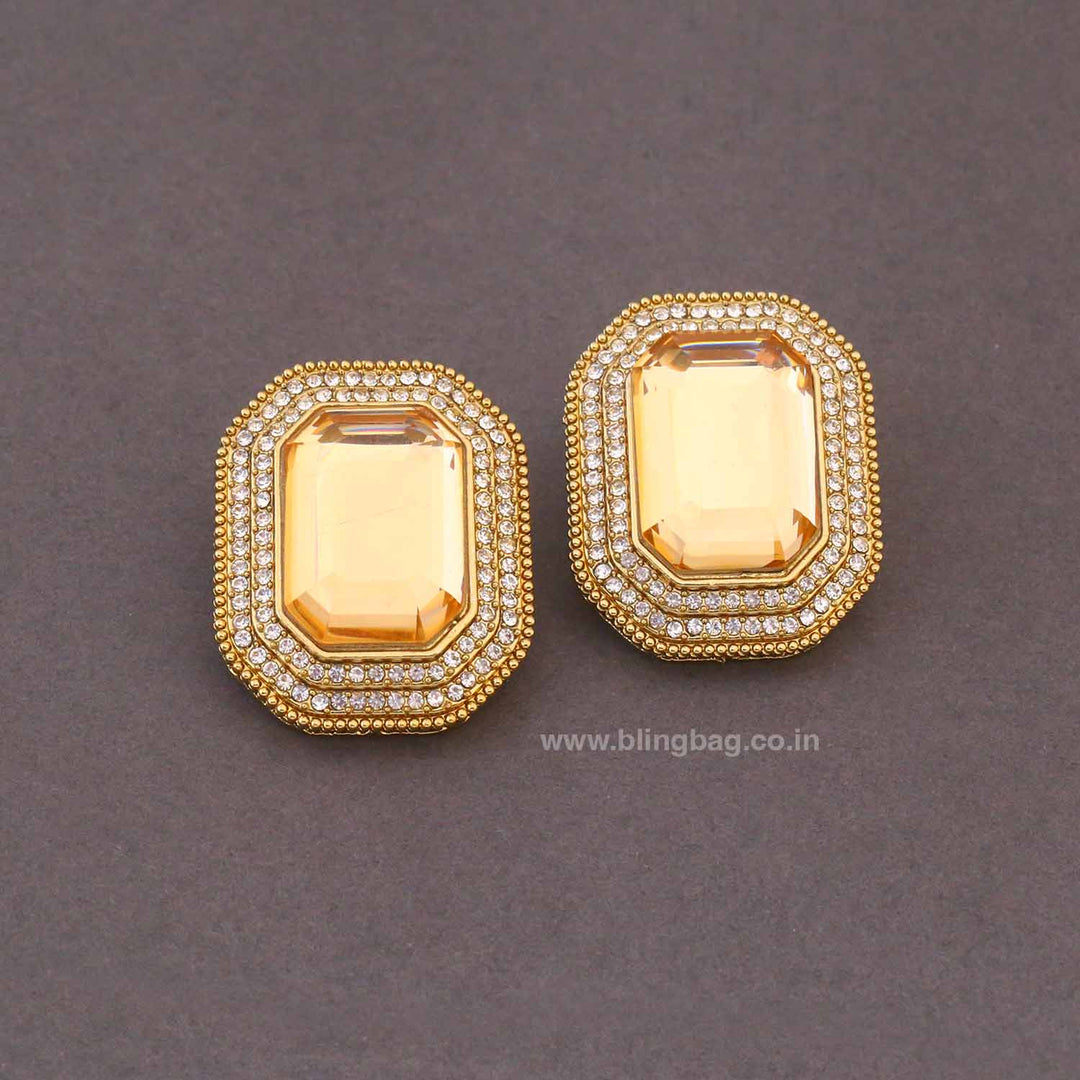 Golden Akshita Studs