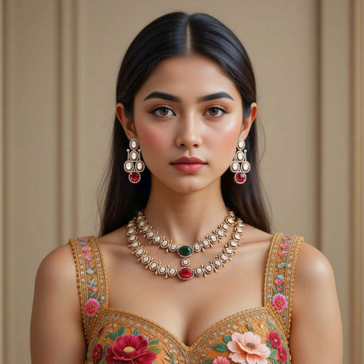 Golden Alcine Victorian Jewellery Set - New Arrival