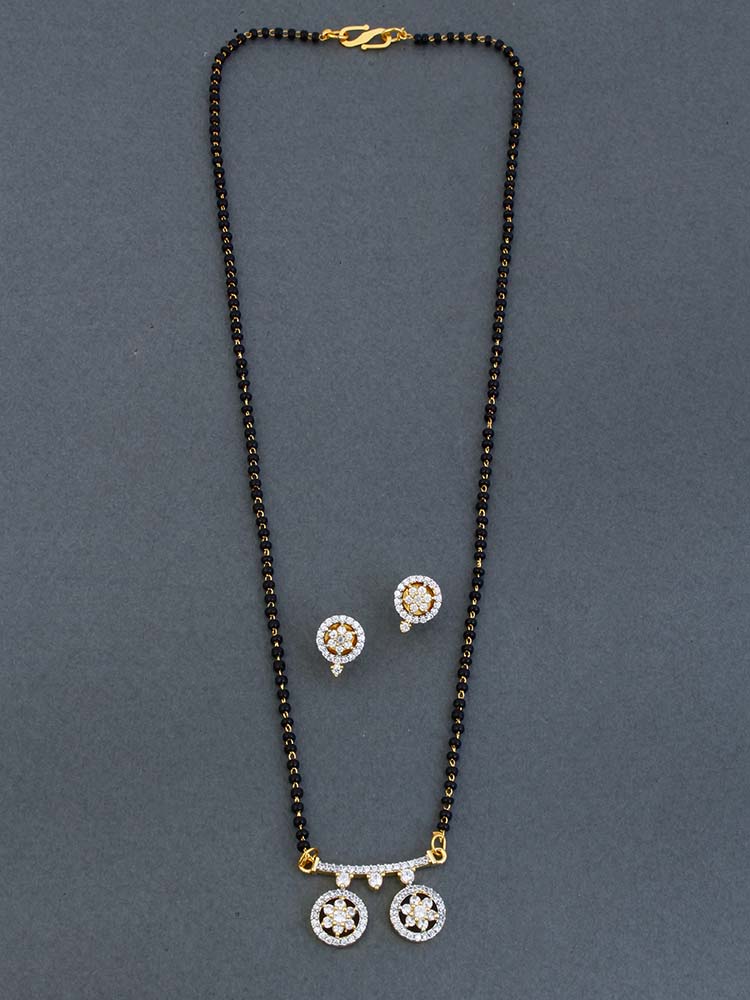 Golden Alessa Mangalsutra Set