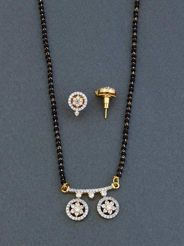 Golden Alessa Mangalsutra Set