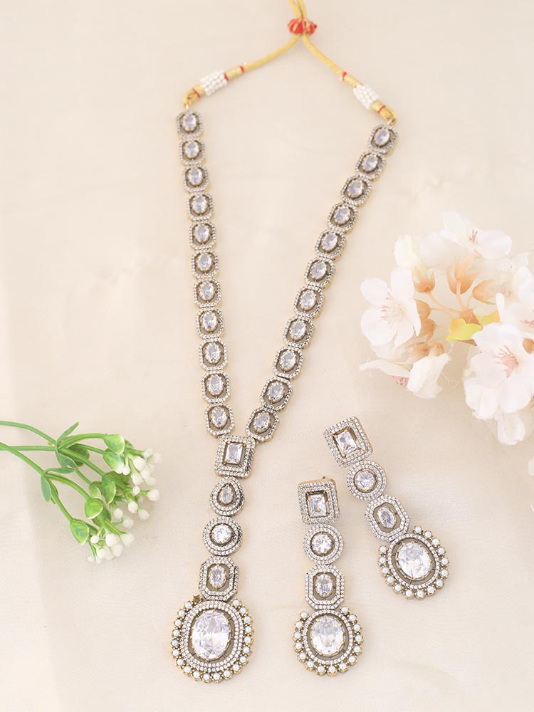Golden Alice Zirconia Jewellery Set