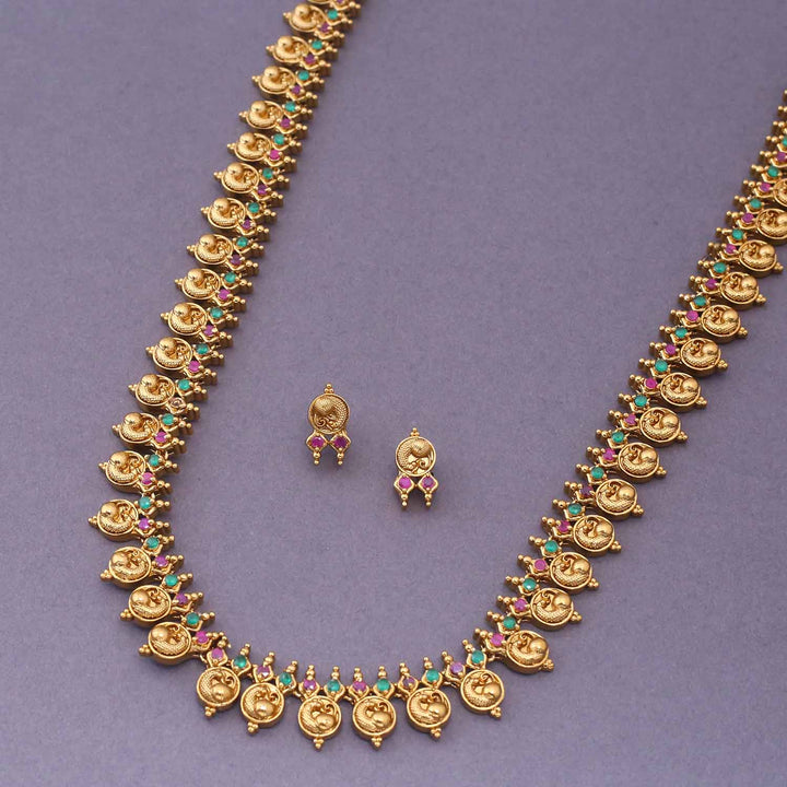 Golden Almira Antique Jewellery Set - New Arrival