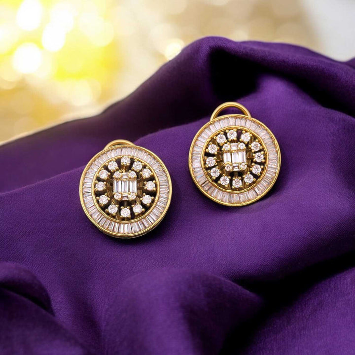 Golden Alys Zirconia Studs