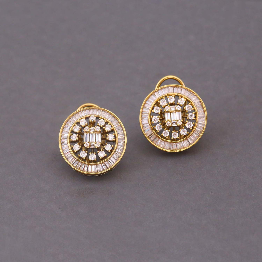 Golden Alys Zirconia Studs