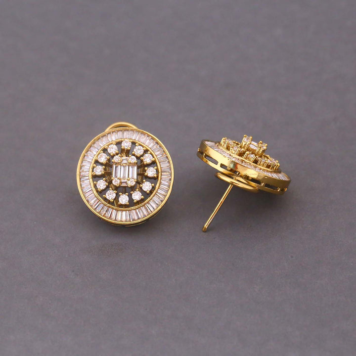 Golden Alys Zirconia Studs