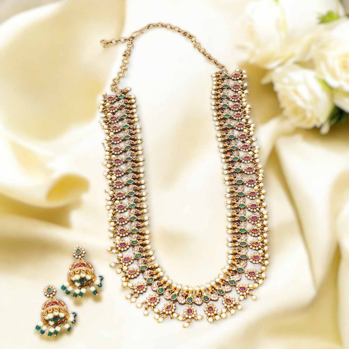 Golden Amare Antique Jewellery Set - New Arrival